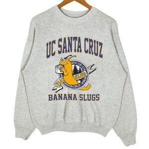 Vintage 90s University of California Santa Cruz Slugs Banana UC Santa Cruz Shirt